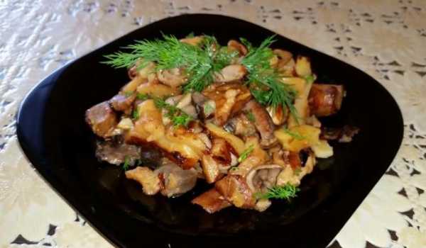 Блюда из картошки и мяса на сковороде