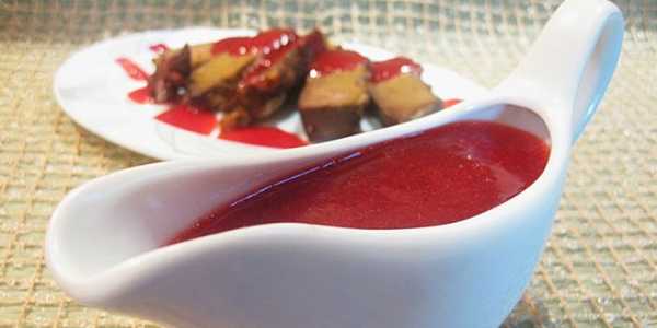 Брусничный соус к мясу рецепт на зиму