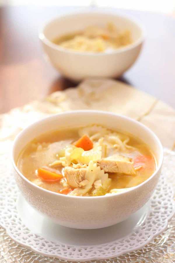 Как готовить куриный суп с картошкой