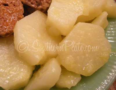 Картошка тушеная с легким
