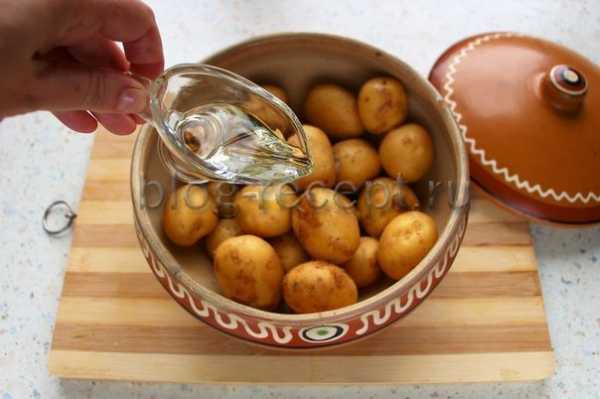 Маленькая Картошка В Духовке Фото Рецепт