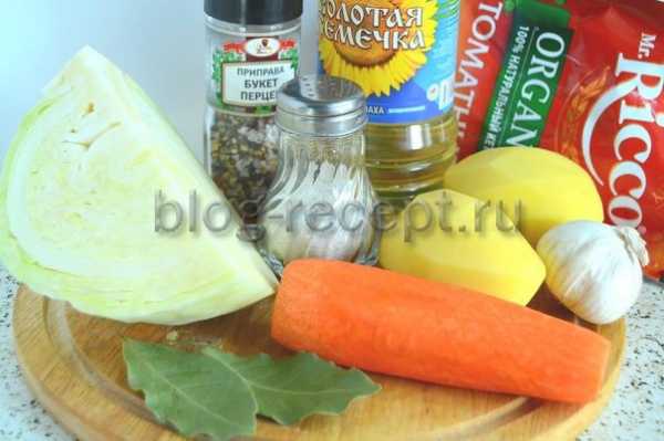 Рагу овощное с капустой и картофелем