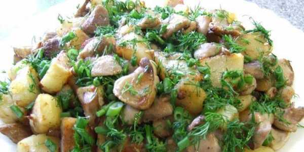 Способ приготовления картошки с грибами