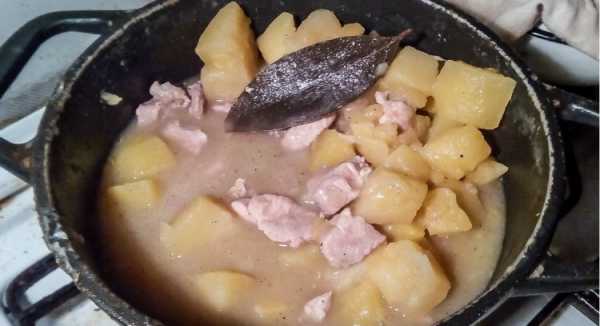 Тушеная картошка с мясом как называется блюдо